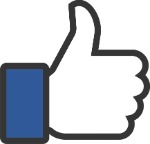 facebook thumbs up like icon